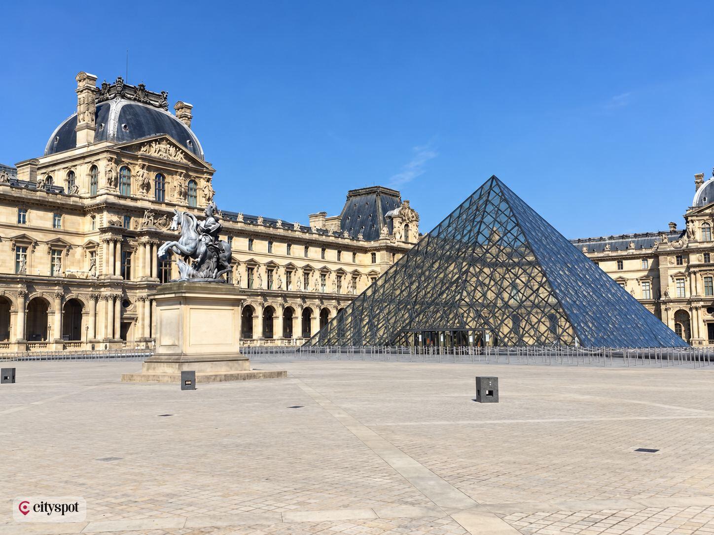 Le Louvre & Jardin des Tuileries, Paris