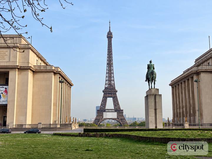 The Eiffel Tower — seen from the Trocadéro